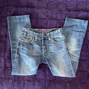 rock and roll cowgirl boyfriend jeans